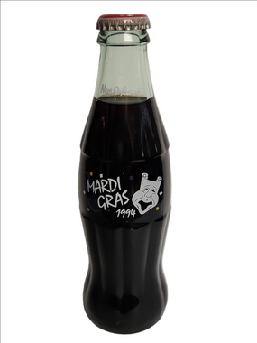 Vintage Coca Cola Mardi Gras 1994 Commemorative Soda Bottle